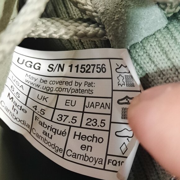 UGG Ez Duzzit Womens Size 6.5 Shoes Shaded Clover Suede Platform Mule Sneakers - Picture 10 of 10